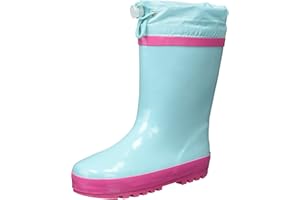 Playshoes Unisex Kinder Gummistiefel Gefüttert Regenstiefel