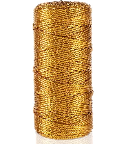 Goldmetallische Bäckerschnur – 100 Yards (ca. 91 M), 1 Mm Dick, Glitzerschnur Für Deko & Basteln