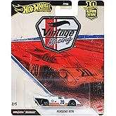 Hot Wheels Car Culture 1:64 &ouml;l&ccedil;ekli premium metal oyuncak, Porsche 917 K, Real Riders tekerlekler, Metal/Metal g&ouml;vde ve şasi,