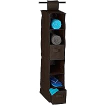 Armadio Pieghevole In Tessuto Relaxdays Con 6 Ripiani E 2 Aste | Salvaspazio Per Camera E Campeggio | Grigio Antracite - Foto 9