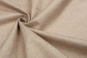 PINSOLA Tessuto Impermeabile | Tessuto per Esterni da Giardino Tagliato a Misura | 100% Poliestere | Mobili da Giardino Universali in Tessuto | Tessuto Impermeabile | CEDOLA 0,5M | Beige melange