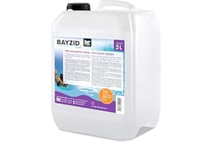 Höfer Chemie 5 L BAYZID® Pool Flockungsmittel flüssig - für kristallklares Poolwasser - einfache Anwendung + hocheffektive Wirkung gegen Trübungen