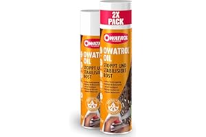 OWATROL | Rostschutz Spray 2x300ml | Transparentes Korrosionsschutzspray für KFZ, Metall, Kunststoff, Glas & Holz | Rostumwandler & Haftgrund | Grundierung Autolack