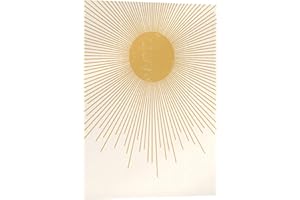 Posterlounge Minimalistische Sonne Acrylglasbild von Olga Telnova 60 x 80 cm Beige Wandbilder Wanddeko