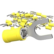 SeKi 17403 0,5-4 mm delen ringkabelschoen, assortiment geïsoleerd, 360-delig, 0,5-6,0 mm², M4/M5/M6/M8, kabelschoenen, knelverbinding, set volgens DIN kleurgemarkeerd, gemengd