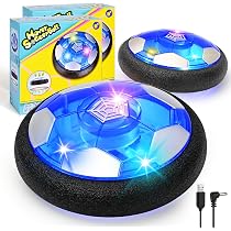 Ancesfun Football Flottant LED - Rechargeable, Jeu Intérieur/Extérieur Pour Enfants