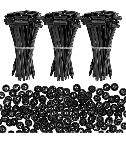 100x Kabel-Klettband Klett Kabelbinder Nylon Klettverschluss - Schwarz 100x Kabel-Klettband Klett Kabelbinder Nylon Klettverschluss - Schwarz
