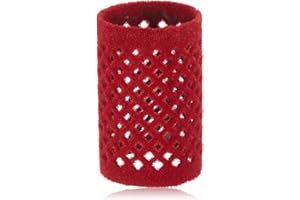 Efalock Professional Metallwickler beflockt, 40 mm, rot, (1 x 12 Stück)