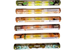 ESTHELAR SELECT Pack Incienso Profesional para Inmobiliarias – 120 Varillas Aromáticas para Visitas Comerciales – Aloe, Eucaliptus, Magnolia, Palo Santo, Paz, Incienso y Mirra - Aromaterapia para Ventas de Pisos