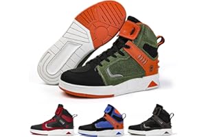 FHQGZT Motorcycle Shoes for Men/Women - Leather, Breathable Summer, Reinforced Street Riding Shoes with Side Zipper, Ankle Support, Anti-Slip Sole Urban Sneakers, Gear Pad