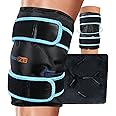 SuzziPad Extra Large Knee Ice Pack Wrap Around Entire Knee After Surgery, XL Ice Knee Wrap with Cold Compress for Knee Pain Relief, Reusable Gel Cold Pack for Knee Replacement, Swelling, Bruises