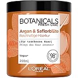 Botanicals - Trattamento ricco, senza silicone, per capelli secchi, con argan e fiori di zaffiro, nutre intensamente i capell