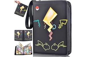 Imaicept Classeur Carte, Classeur Carte Magic peut Contenir 900 Cartes, Classeur Ultra Pro avec Fermeture Éclair, Portfolio Carte, un Cadeau pour les Garçons et les Filles (Noir)