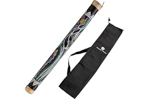 Australian Treasures - Rainstick 60cm painted including nylon bag