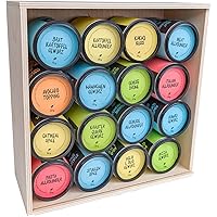 Just Spices Großes Top 16 Gewürze Set I Geschenkset in schöner Holzbox I Unsere 16 Favoriten in einer Box I Gewürzset…