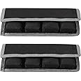 Selens 2 Pcs DSLR Battery Case Holder Storage Bag (4 Pocket) Grey for AA/AAA Battery and LP-E6 LP-E8 LP-E10 LP-E12, EN-EL14 EN-EL15, NP-FW50 NP-F550 NP-FM500H