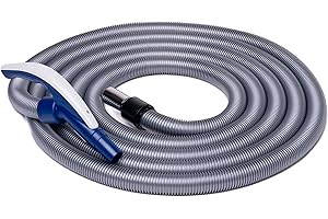 VACUPLANET Tubo flessibile per Aspirapolvere Centralizzato compatibile con Aertecnica Tubò, Sistem Air, Duovac, General D'Aspirazione GDA - Senza interruttore ON/OFF (7 metri)
