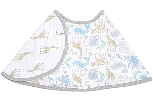aden + anais™ Essentials Burpy Bib - Babero de muselina (100% algodón)