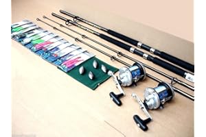 SHAKKESPEARE Shakespeare Boat Rod Fishing Kit/Set Rods Reels all tackle included