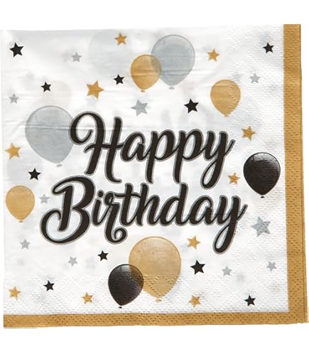 2 stuks 137 x 183 cm tafelkleden verjaardag zwart Happy Birthday tafelkleed afwasbaar kunststof rechthoekig feesttafelkleed voor kinderverjaardag jongen en meisjes enz. (dikte: 0,025 mm