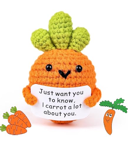 Positive Potato – Gehäkelte Kartoffel Als Emotionale Unterstützung | Pocket Hug Herz | Geschenk Für Sie & Ihn