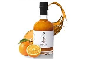 ‎DELIGREECE Deligreece Orange Balsamic Vinegar | Traditionally Made Balsamic of Crete | Fruity and Mild Balsamic with Fresh Oranges | Handmade White Wine Vinegar from Greece (250 ml)