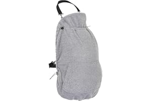 Hoppediz Tragecover Basic - wärmendes universal Fleece-Cover für Tragetuch und Babytrage, stone