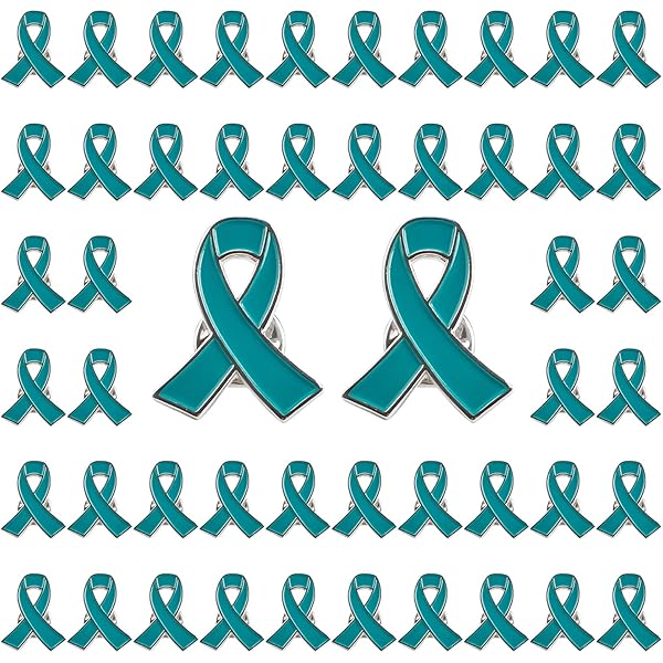 SUPERFINDINGS 20 Stück Brustkrebs Schleifen Anstecknadeln - 10 Farben Bewusstseins-Abzeichen