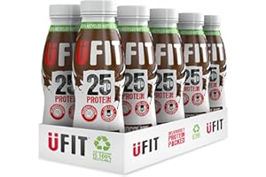 Ufit Chocolate Flavour High Protein Milkshake - 10x330ml