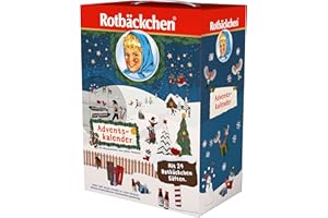 ‎ROTBÄCKCHEN ROTBÄCKCHEN Saft Adventskalender 2025 – 24x125 ml Saftfläschchen – 8 beliebte Sorten – Ohne Zuckerzusatz, reich an Vitaminen – Gesunder Adventskalender für Kinder & Erwachsene