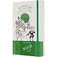 Moleskine Limited Edition Wizard of Oz Notebook, Hard Cover, Large (5" x 8.25") Ruled/Lined, Magic Art, 240 Pages