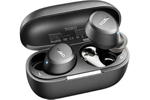 TOZO A1 Wireless Earbuds, Bluetooth 5.3 Earphones, Support APP EQ Setting, 30H Long Playtime, Ear Buds with HiFi Stereo Sound, Light-Weight Wireless Earphones, IPX5 Waterproof