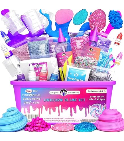Hapikids Slime Galaxy Qui Brille Dans Le Noir – Lot De 24 Boules Fluffy Pour Enfants De 6 à 12 Ans – Cadeau Anniversaire Ou Activité De Groupe