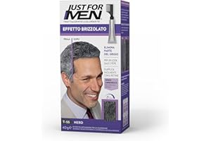 Just For Men Touch Of Grey Farba do Włosów dla Mężczyzn, T55 Czarny, 10 g