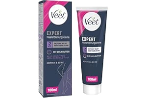 ‎VEET Veet Expert Haarentfernungscreme für Körper & Beine - Enthaarungscreme für alle Hauttypen, inkl. sensibler Haut - 100 ml