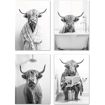 WENKO WC-bril Met Yak-motief – Softclose, Krasvast En Supersnel Te Monteren – Past Op Elke Wc