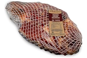 ‎ABEIOU aBeiou. 5KG Serrano SCHINKEN OHNE KNOCHEN GRAN RESERVA DUROC PREMIUM. Reifung mehr als 24-25 Monate (vakuumverpackter Schinken), hergestellt in Guijuelo - Spanien. Produkt der Iberischen Halbinsel.