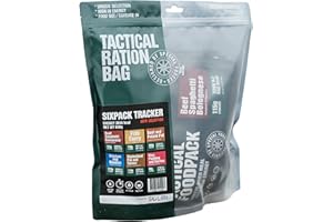 Tactical Foodpack - Tracker | gefriergetrocknete Premium Mahlzeiten - Instant Outdoor Nahrung für Camping, Trekking und Büro | Natürliche Zutaten, schnelle Zubereitung, Lange Haltbarkeit