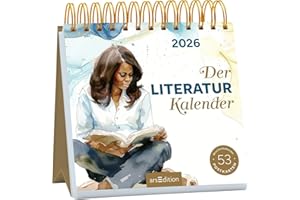 Postkartenkalender Der Literaturkalender 2026: Wochenkalender 2026, 53 Postkarten mit Zitaten von bekannten Autor:innen