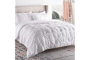 Linenspa Czterolistna kołdra z mikrofibry, szary/biały, królowa