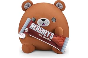 Snackles Serie 1 - Oso, Peluche Sorpresa Mediano, Peluche Ultra Suave, Comodidad Esponjosa, 28 cm, Peluche con Licencia Accesorio de la Marca Snack (Oso)