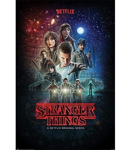 Netflixオリジナルシリーズ『STRANGER THINGS』ポスター。 Close Up Stranger Things - Set di 3 poster Season 1, 2 e 3 (61 cm