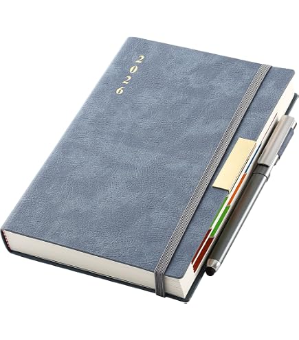 Agenda Journalier De Chantier Quo Vadis MAOR 2026 - Format 8,5 X 13 Cm - Couverture Noire - 1 Jour Par Page - Multilingue