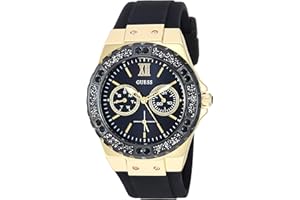 GUESS 39 mm kryształowy zegarek silikonowy