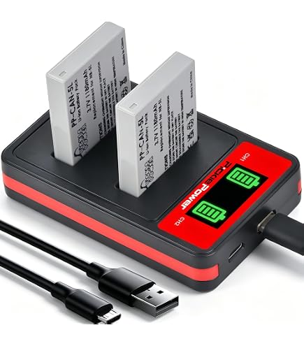 Batteria DSTE 1500mAh Compatibile Con Canon NB-5L – Per PowerShot S100, S110, SD E SX Serie