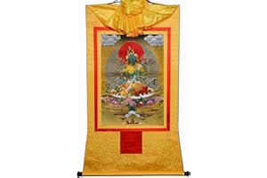 Gandhanra Thangka Tibetano,Thangka Budista,Thangka Tara verde,Khadiravani,Jetsu Dolma,Thangka Para Colorear,Tapiz de Buda tibetano,Budismo Pintura de desplazamiento,Zen Decoracion meditación