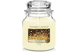 Yankee Candle Świeca Zapachowa w Słoiku, All Is Bright, 411g