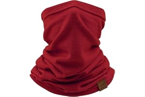 ACUSHLA 100% Merino Wool Neck Gaiter Ski Face Mask Scarf Neck Warmer for Men & Women All Weather