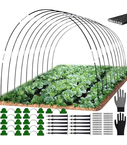 Gartentunnel 300x30x45cm - Pflanztunnel Mit 6 Bögen Faltbar