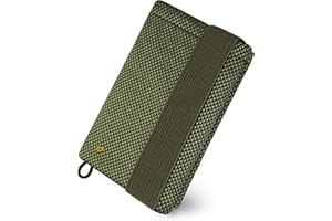 GUGGIARI® Tarjetero para Tarjetas de Crédito - Mini Cartera Anti RFID para Hombre - Billetera Ligera y Compacta - Billetes, Tarjetas, Llaves estarán Seguras en la Cartera Antirrobo(Green)